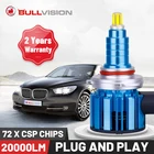 Bullvision Hb3 мини светодиодные Яркие H4 H7 H11 фары 9005 лм H8 H9 9006 Hb4 360 Дальний свет 12 В Ptf супер турбоавтомобильные лампы
