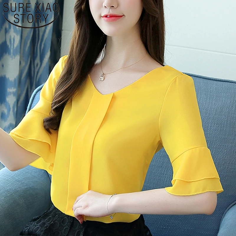 Дамские блузки однотонные Хлопковые женские рубашки топы и кружевные обычные