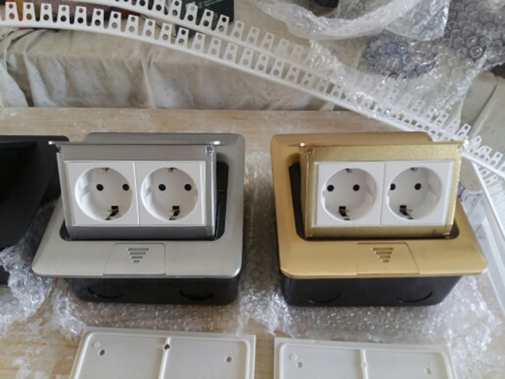 Всплывающее гнездо для офиса 2 бит европейский стандарт розетка