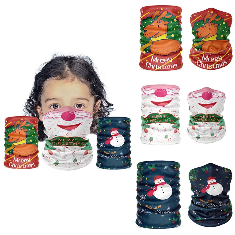 10 шт. Christmasi Защитная Маска Magic Санта Клаус шелковый шарф тюрбан Украшения