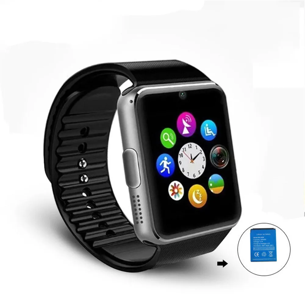 

1.5 inch Smart Watch Touch Fitness Tracker Blood Pressure Support SIM Card Men and Women Sports Smartwatches Phones with Camera