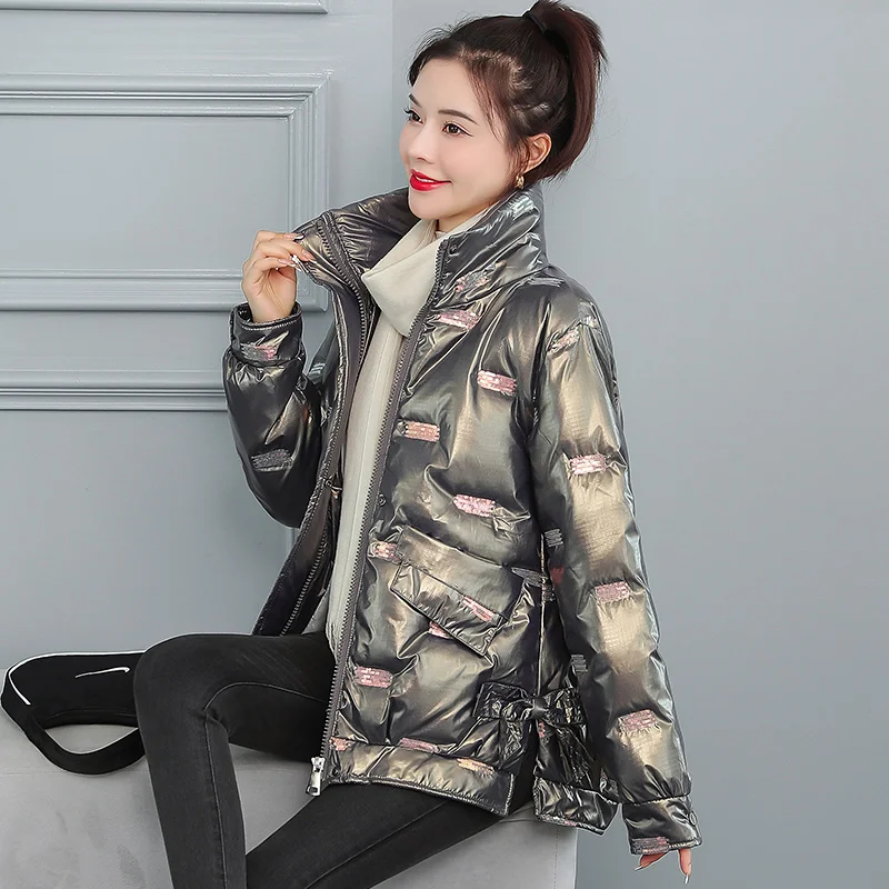 

ISENMAL Winter Jacket Women Coats Hooded Jackets Parkas Thick Warm Cotton Padded Female Loose Short Coat Outwear