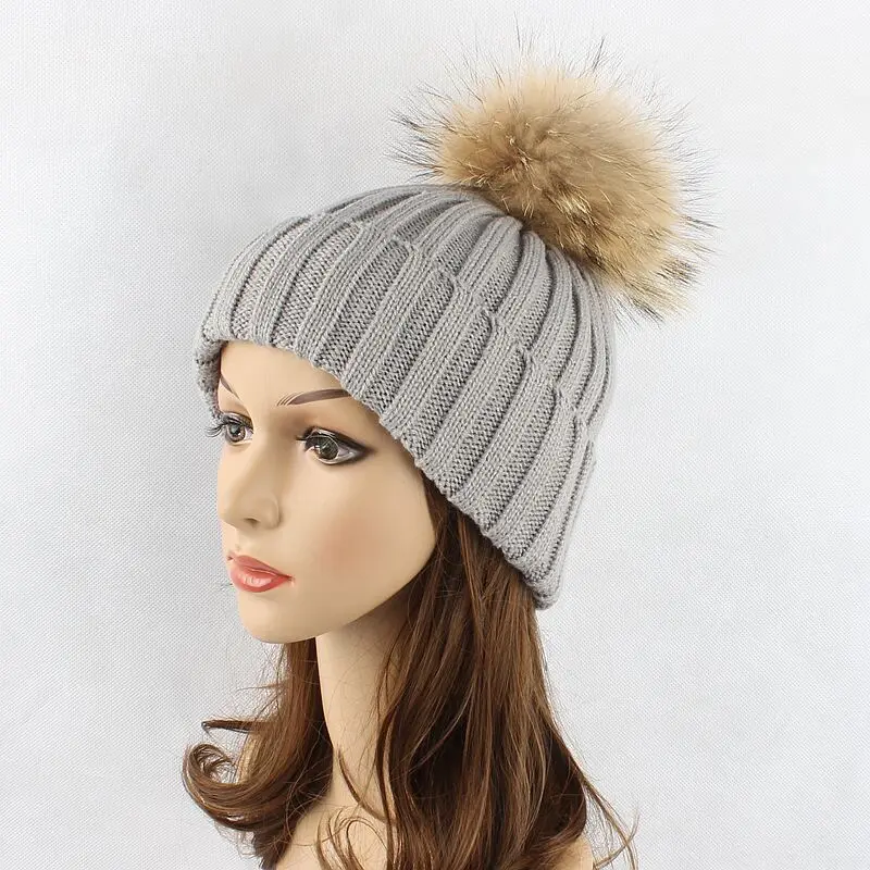 Милая зимняя вязаная шапочка для мамы женщин детей детская шерстяная мальчиков и