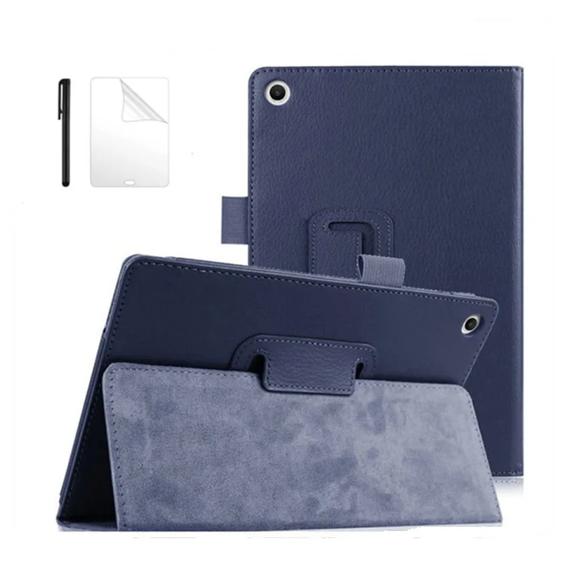 

For Asus ZenPad LITE Z500KL PU Leather Case Funda smart Cover for Asus ZenPad 3S 10 Z500M 9.7 inch protective case +Film+Pen