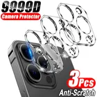 3 шт., Защитное стекло для объектива камеры iPhone 11 12 13 Pro Max