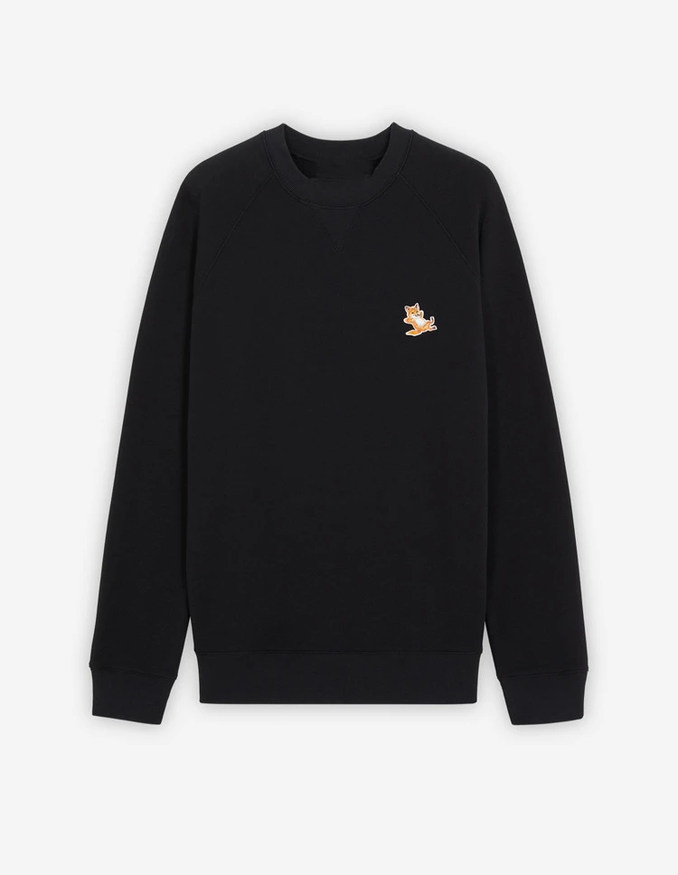

Little Fox Embroidered O-Neck Sweatshirt for Women and Men 2021 New Long Sleeve Casual Unisex Sports Pullover Top Jumper