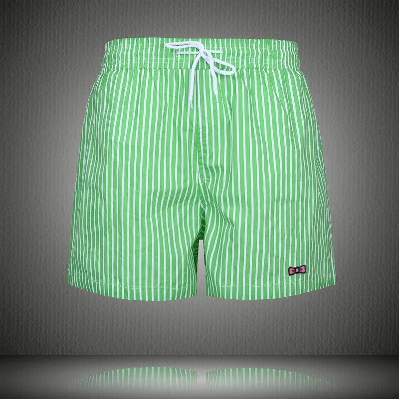 

Hot Men's park Board Shorts Beach Shorts Gym Surfing Bermuda Beach Pants eden Swim Short Men striped Boardshorts swimwear