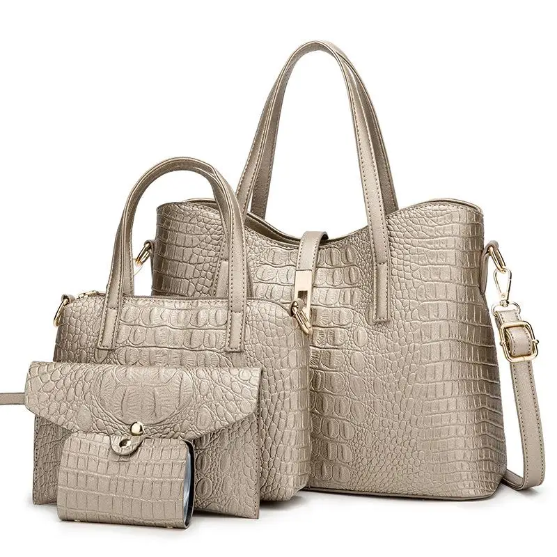 

Hot Sale Ladies Handbags Crocodile Pattern Handbags New 2021 Messenger Shoulder Bag Handbag Picture-mother Bag Bags