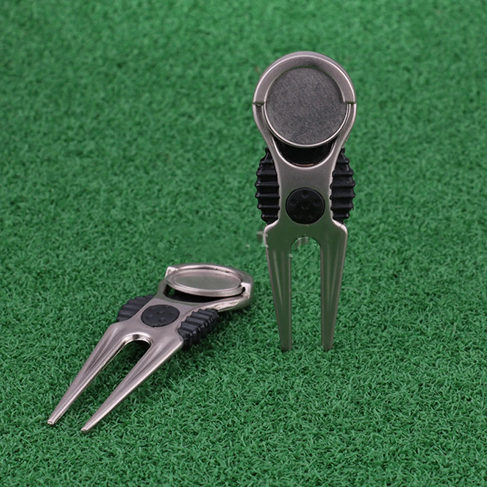 10 шт./лот Ремонтный инструмент из сплава для гольфа Divot со съемным мячом
