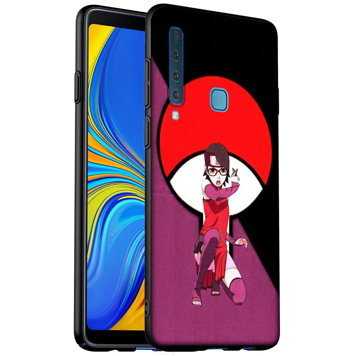 sarada uchiha Naruto Soft Silicone Case for Samsung Galaxy A6 A7 A8 A9 2018 A3 A5 2016 2017 Note 9 8 10 Plus |