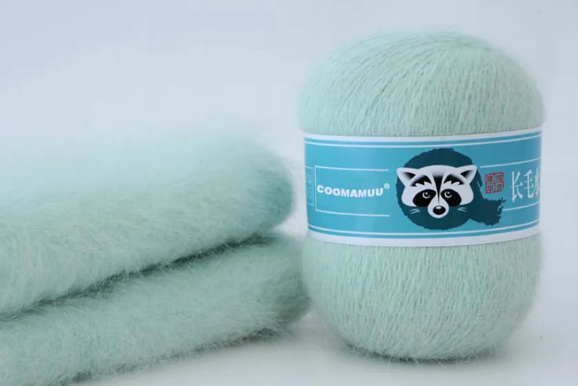 Мягкая норковая кашемировая пряжа для свитера шарфа шапки не скатываются ручное