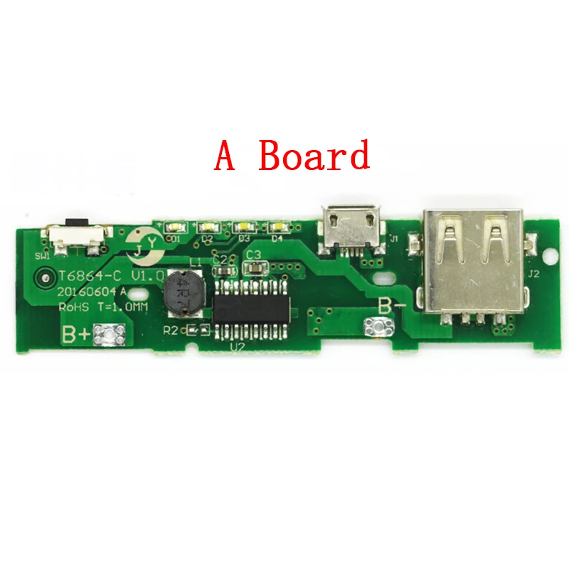 Модуль зарядного устройства внешнего аккумулятора 5 В 18650 А 2 печатная плата