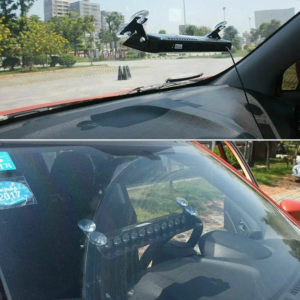 Лобовое стекло автомобиля 12 Светодиодный мерцающий светильник s вспышка для