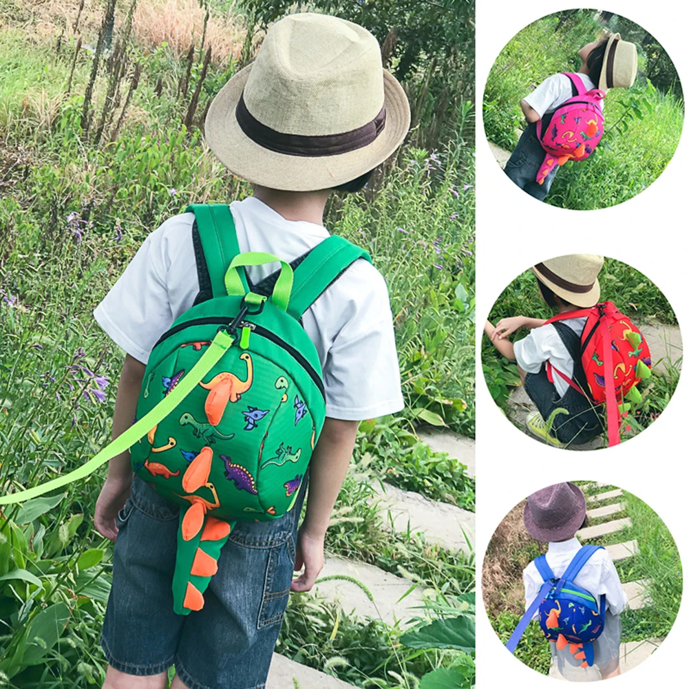 Детский Школьный рюкзак для детского сада детский детей 3 лет с динозавром защиты