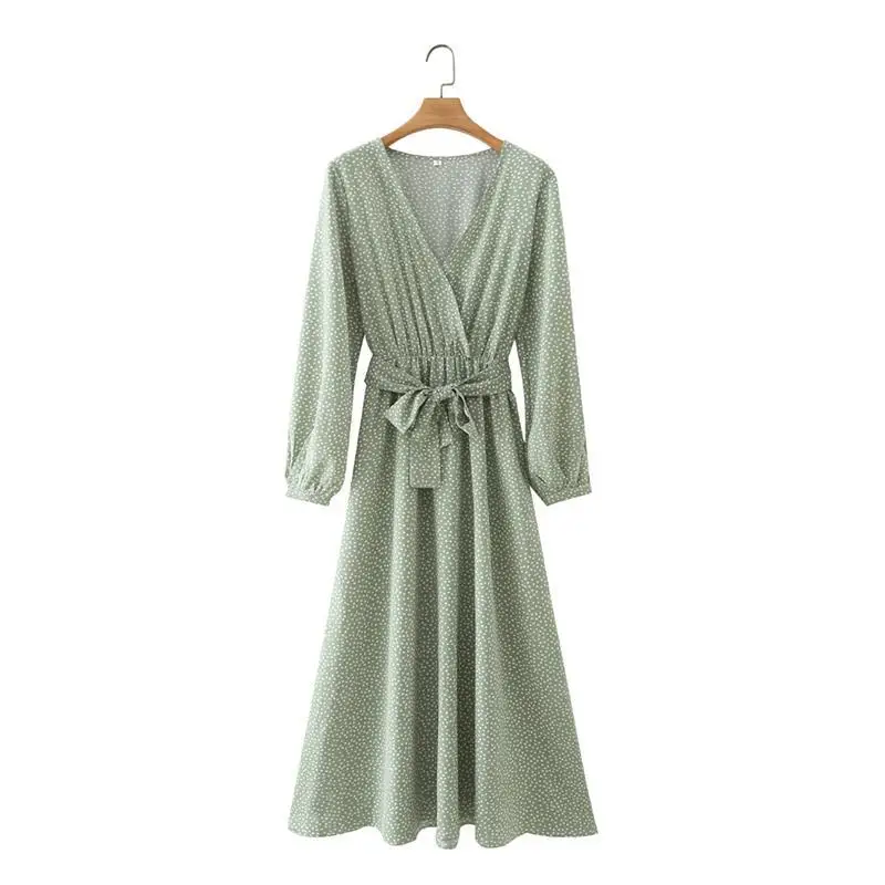 

2021 New Spring Summer Women Female Sexy Polyester dress Brand Blouse Outwear casual