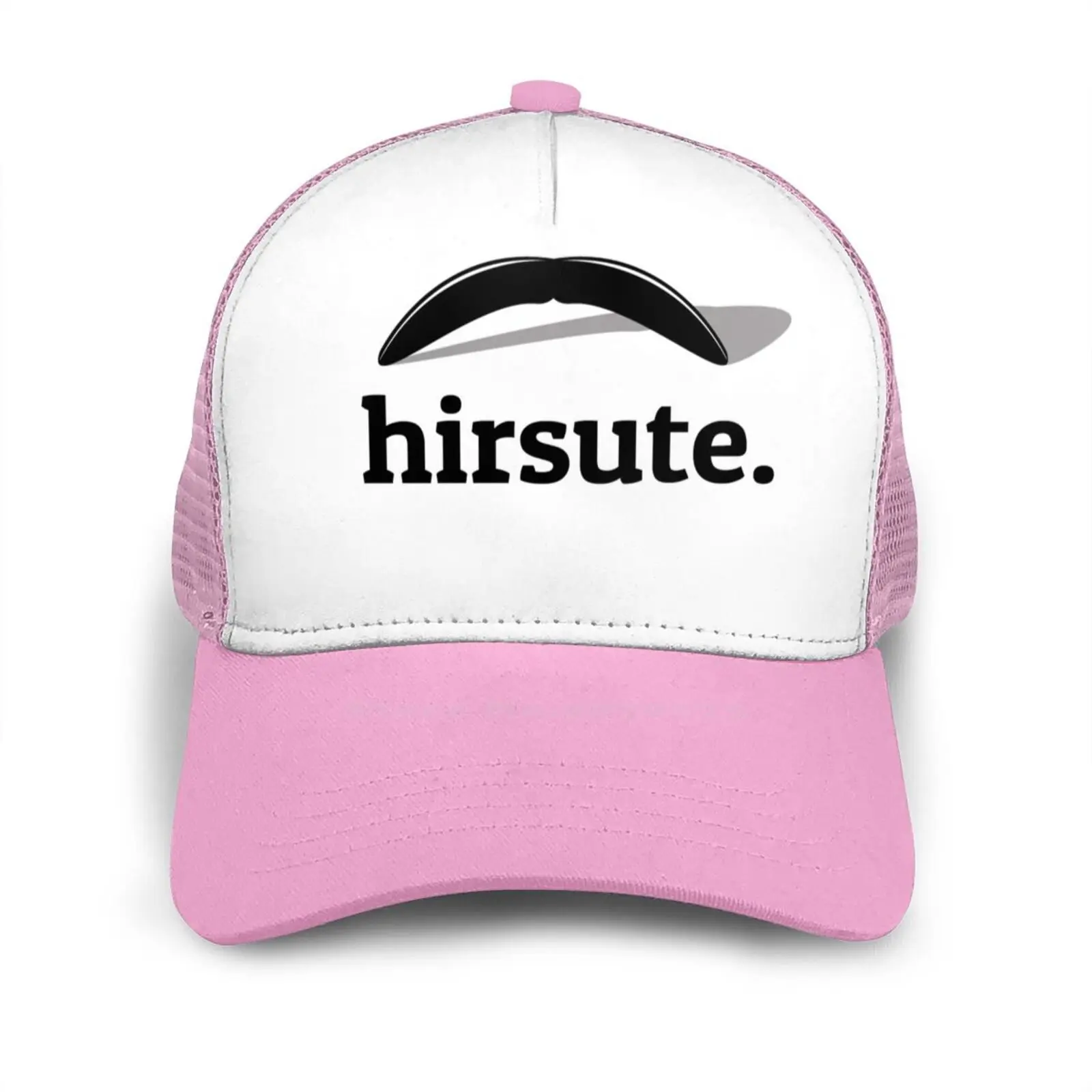 

Hirsute - Hairy Moustache & Beard Funny Design Hip Hop Flat Mesh Hat Cap Gift Hirsute Beard Moustache Hairy Man Hairy Men
