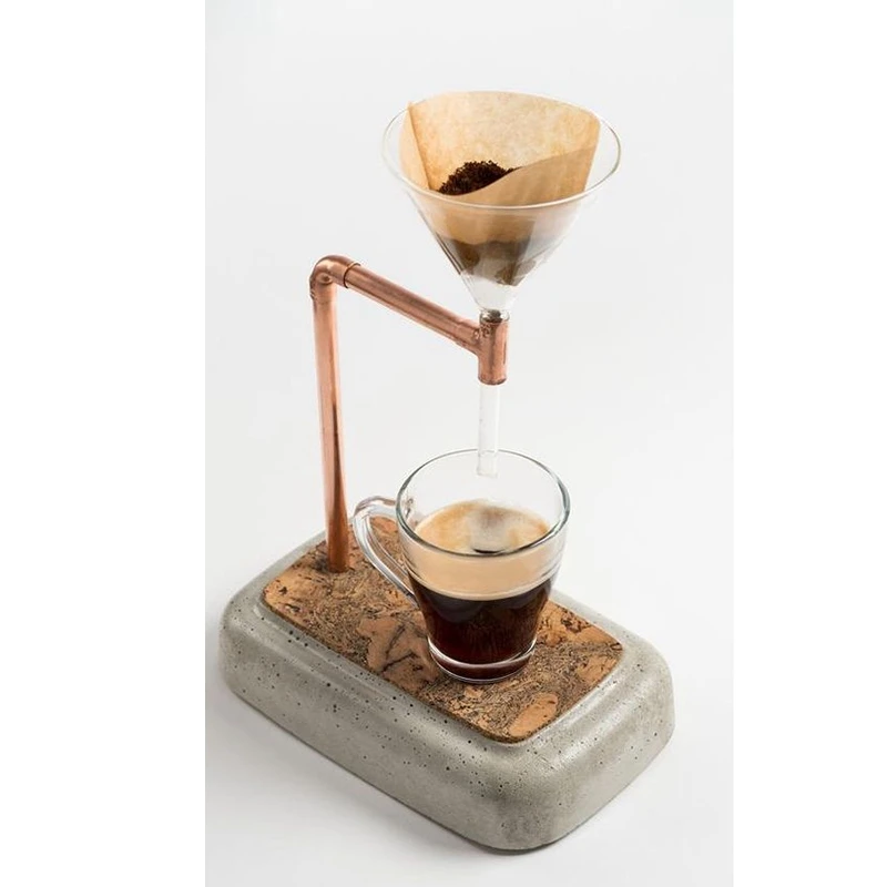 

2 Cup Espresso Semi-Automatic Coffee Filter Stainless Steel Powder Brewing Bowl Bottomless Filter Coffee Cup Filter