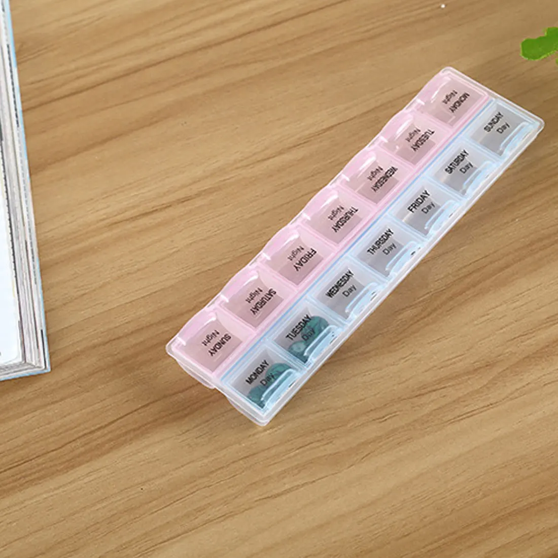 14 слотов 7 дней Еженедельные таблетки капсулы медицинский лекарт ящик для