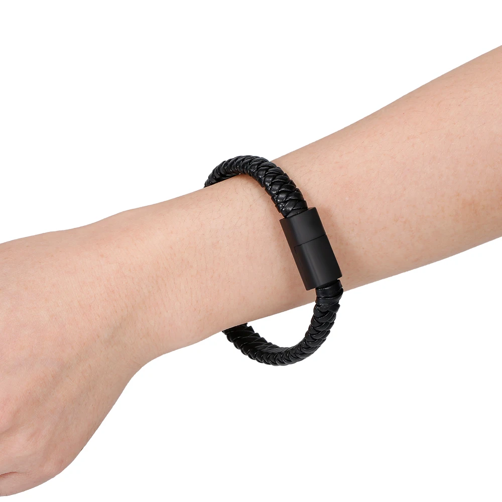 Креативный плетёный портативный зарядный кабель для передачи данных Android