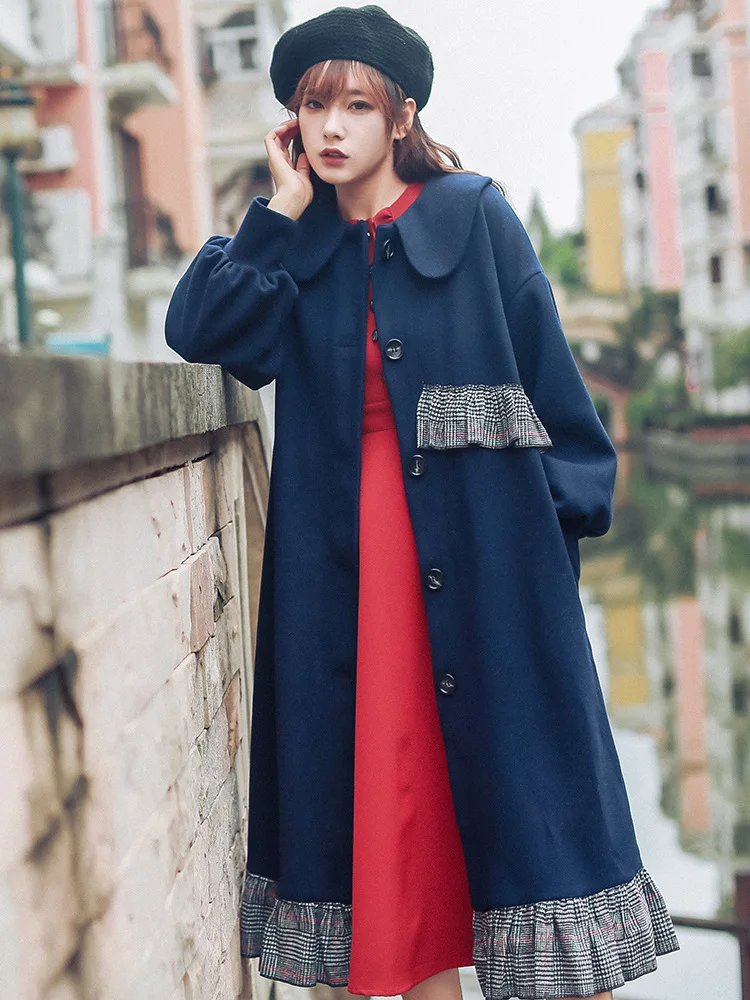 2019 Новая модная женская одежда шерстяное пальто зимние и куртки для