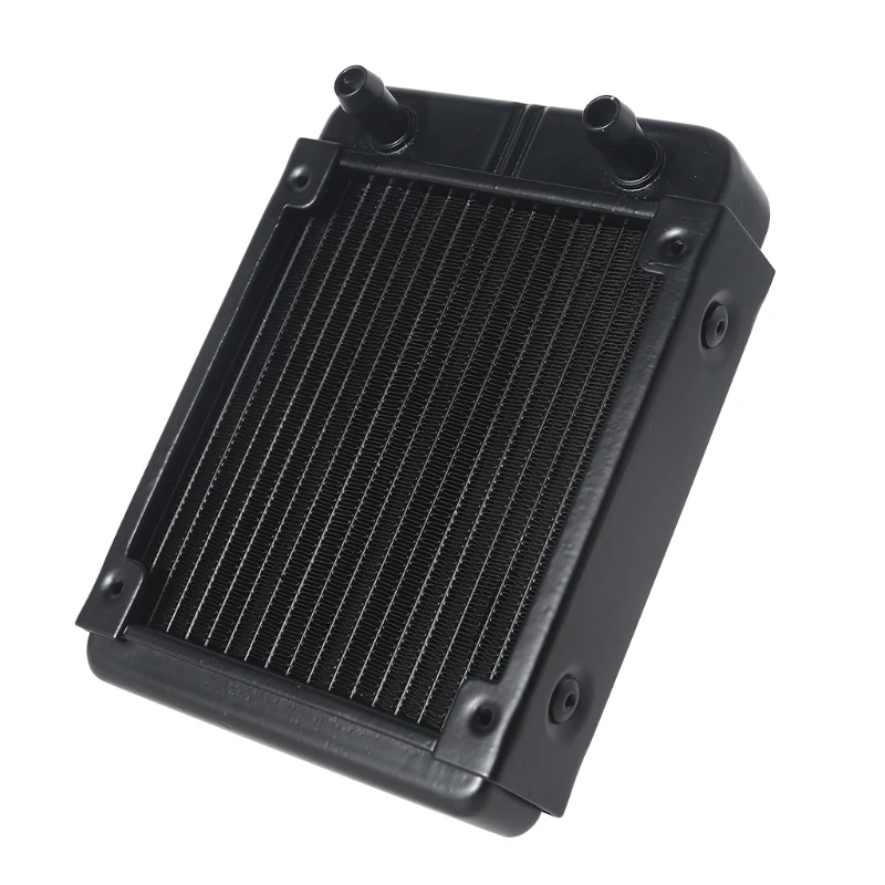 

HXBE 18 Pipe Aluminum Heat Exchanger Radiator for PC CPU CO2 Water Cool System Computer G1/4" Aluminum Radiator with Tube