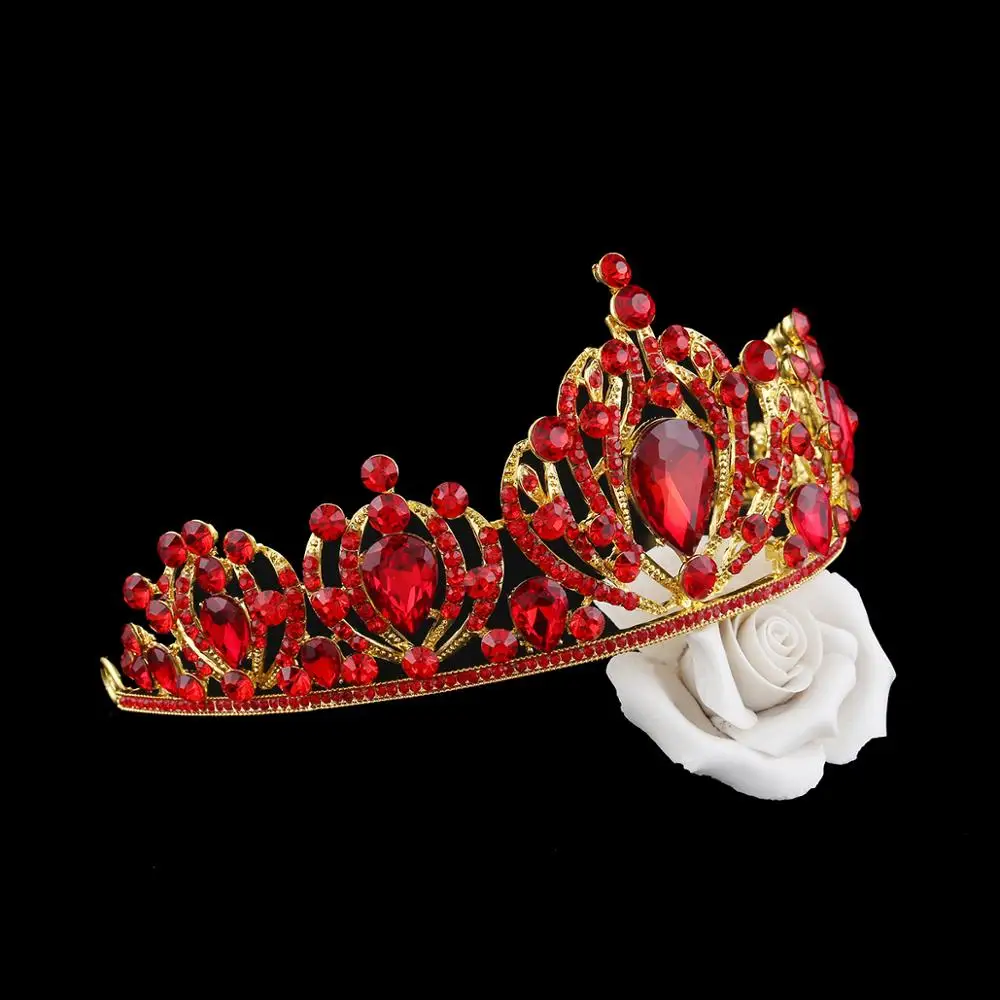 

Linglewei новые аксессуары для волос свадебный головной убор в стиле барокко корона для невесты