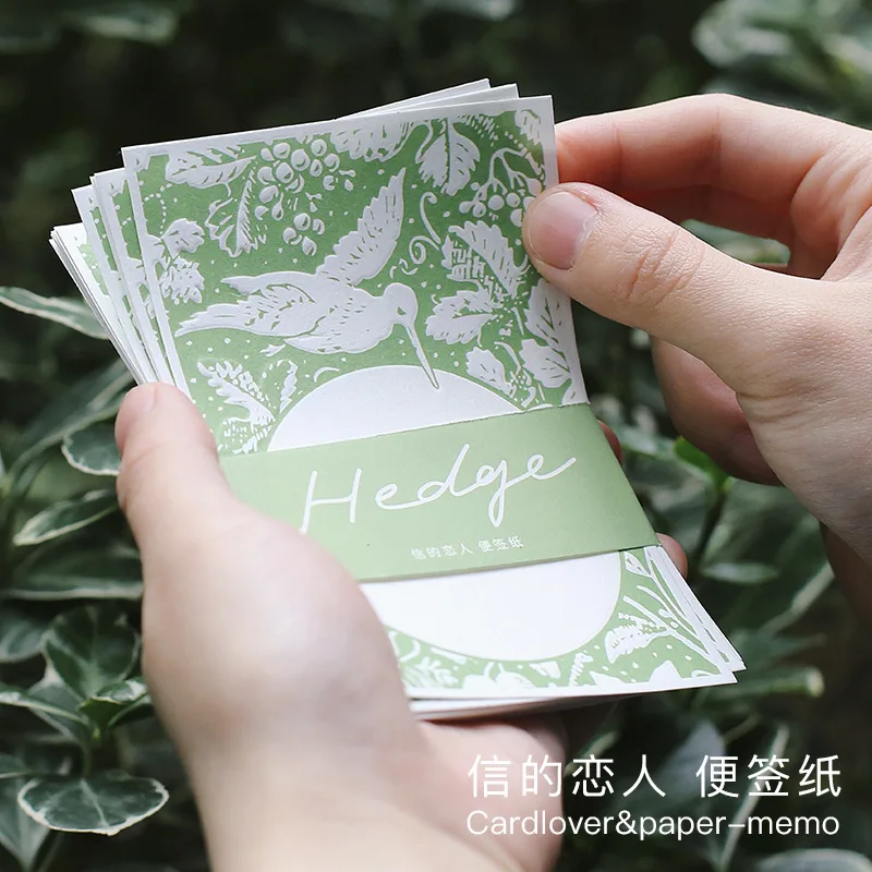 20 листов/набор цветок кружево серия птица блокнот милый сообщение примечания