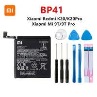xiao mi 100 orginal bp41 4000mah battery for xiaomi redmi k20 k20 pro xiaomi mi 9t t9 pro bp41 replacement batteries tools