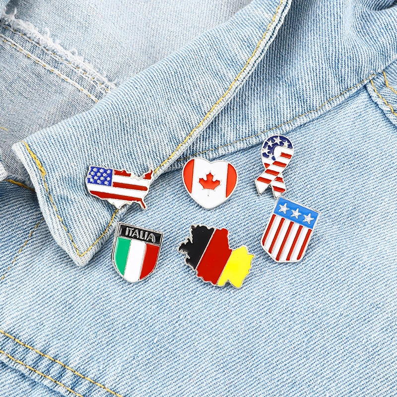 Творческая Германия Канада итальянские с изображением американского флага