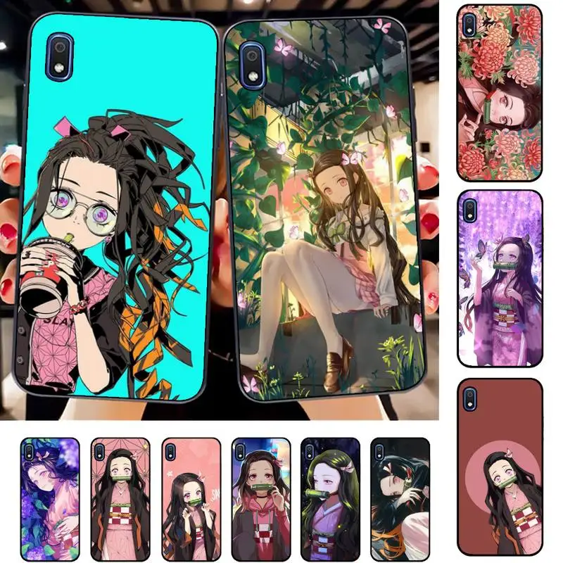 

Nezuko Kamado Demon Slayer Kimetsu no Yaiba Phone Case for Samsung A51 01 50 71 21S 70 31 40 30 10 20 S E 11 91 A7 A8 2018