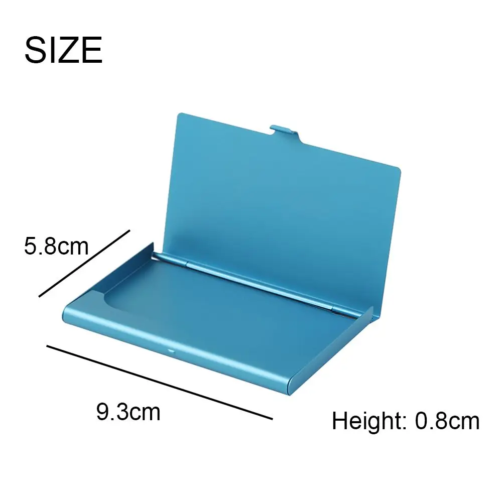 Креативный чехол для карт из нержавеющей стали металлический футляр кредитных