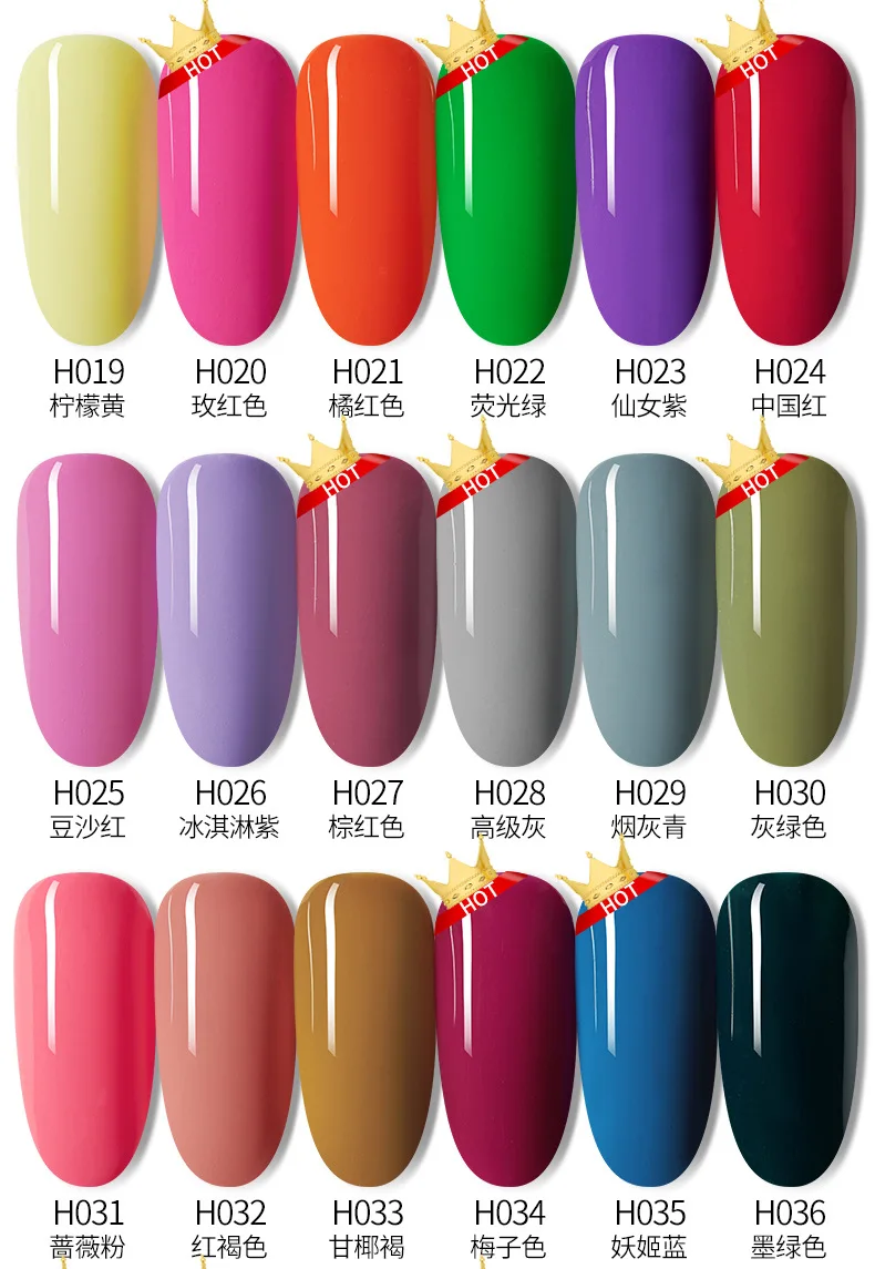 6 шт./компл. Гель лак для ногтей УФ светодиодный лампа рисования Гибридный