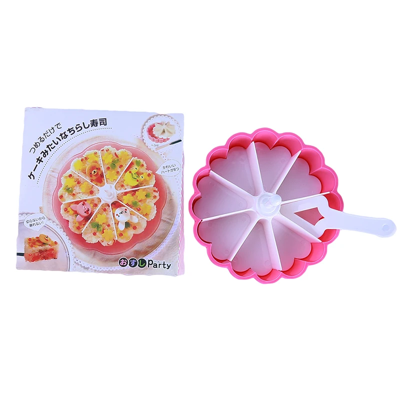 

New Kitchen Sushi Roll Mold Tools Set Jelly Pudding Rolls Easy Made Creative Sushi Maker Cake Pan Mould Suits DIY Rice Mold