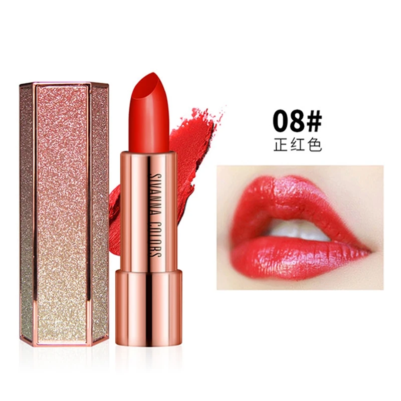 

Sivanna Lipstick Waterproof Long Lasting Moisturizing MakeupLip Batom NO.8