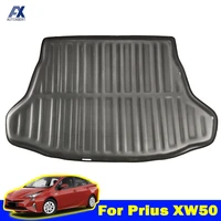 for toyota prius xw50 2016 2021 car rear boot cargo liner tray trunk floor mat carpet luggage accessories 2017 2018 2019 2020