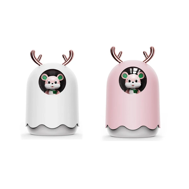 

Humidifier Small Air Humidifier Cold Mist Mini Humidifier 300ML,USB Personal Humidifier for Bedrooms,Travel,Office