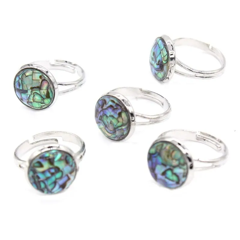 Женское кольцо из натуральной ракушки эпохи|Кольца| |