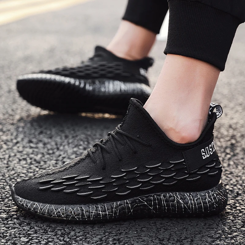 

New 2020 Men Vulcanize Shoes Mesh Sneakers Men Non-slip Male Sneakers Breathable Vulcanized Shoes Lightweight Men's shoes