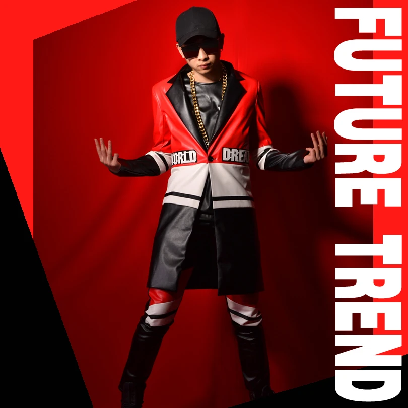 Роскошный модный костюм из 2 предметов: куртка и штаны приталенная деловая одежда