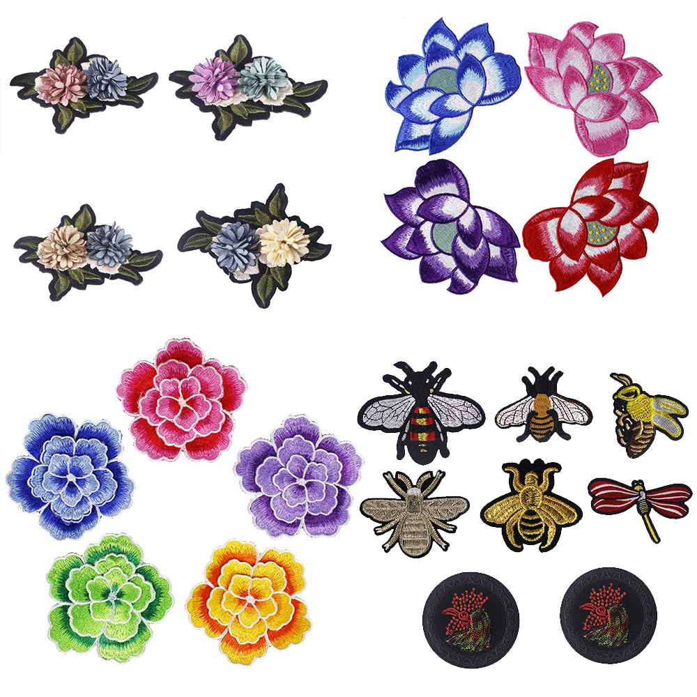 

Аппликация для пришивания с помощью утюга и лотоса