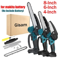 8 inch cordless chainsaw 4in6 inch mini electric chainsaw variable speed woodworking garden logging tool for makita 18v battery