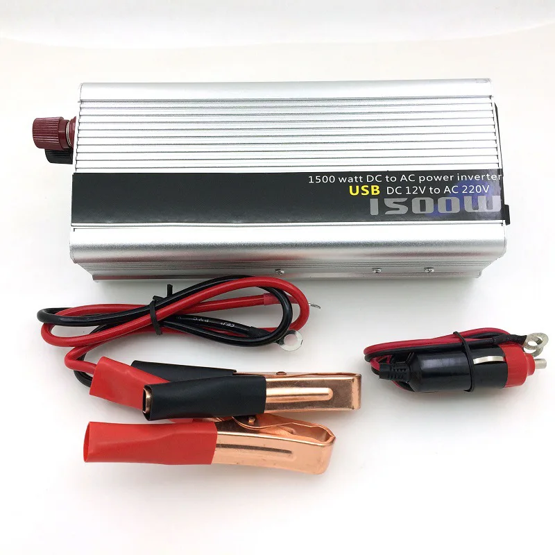 Профессиональное автомобильное зарядное устройство 1500 Вт 220-220 В от 12 до в |