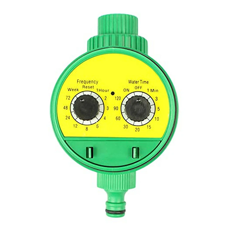 Analogue Two Dial Water Timer Automatic Electronic Watering Faucet Plastic Valve Multi-function Garden Irrigation Controller | Дом и сад