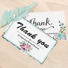 50 шт. спасибо за поддержку моей маленькой визитной карточки, спасибо, поздравительная открытка, благодарность за подарок, 2021 Новинка