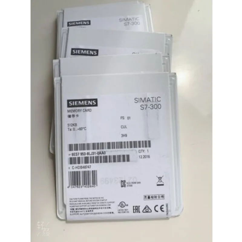 Новая карта памяти Siemens 6ES7953 8LJ30 0AA0 6ES7 953 Simatic MMC 512KB|Аксессуары для