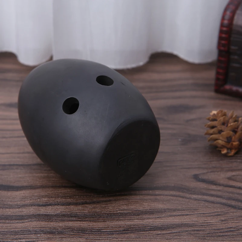 

8 Holes Ocarina Black Clay Xun Musical Instrument For Children Beginner Gift