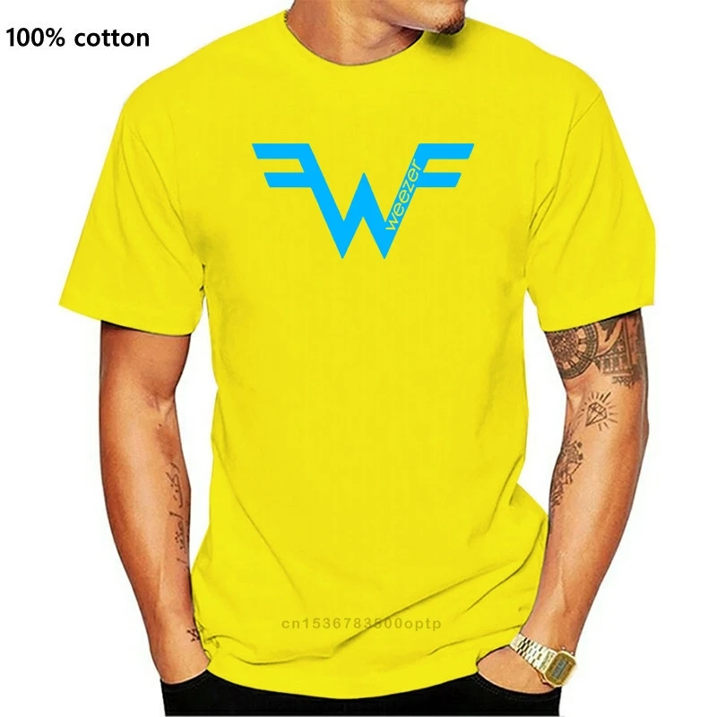 

New Rare Weezer Tour Logo 2021 Men'S T-Shirt S To 2Xl Hip-Hop Tee Shirt