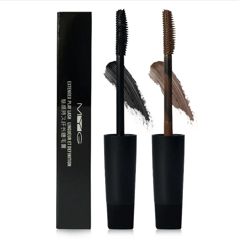 MYG макияж удлиненные play Lash Lingueur et Definition mascaras водонепроницаемые, удлиненные тушь для ресниц черный и коричневый 7 г 1 шт