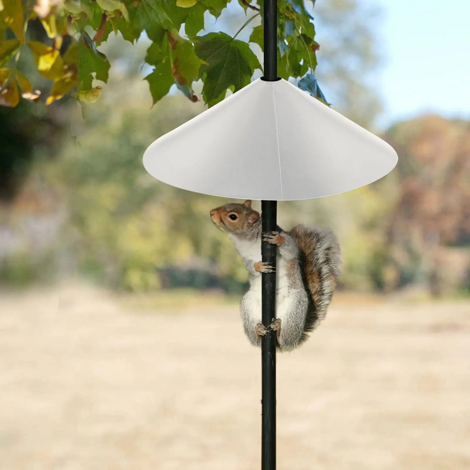 

Squirrel Baffle Wrap Guard Around Protects Hanging Bird Feeders Protect Your Bird Feeders & Bird Houses Anti-Rust