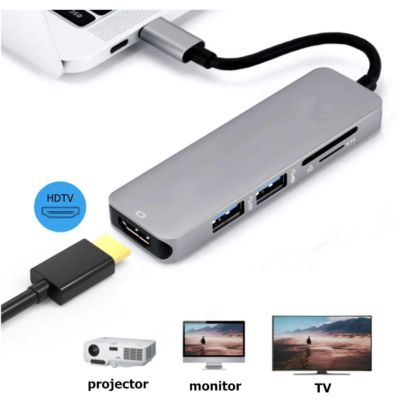 Устройство для чтения SD и TF карт совместимое с USB C 3 0|Кабели VGA| |